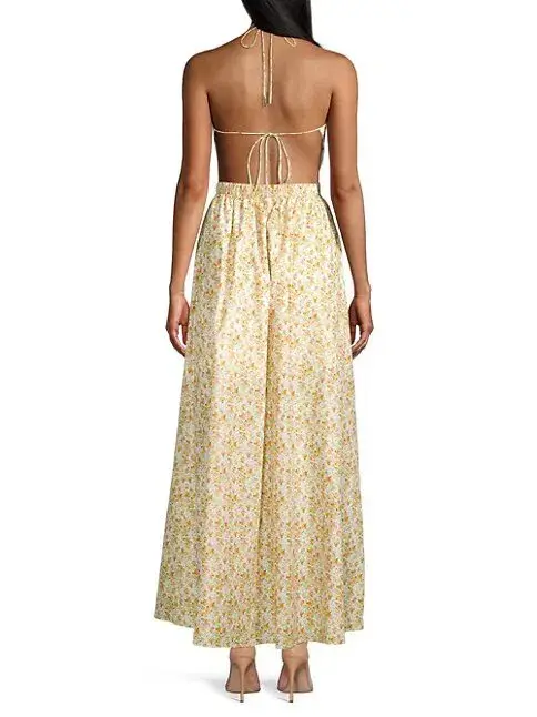 Significant Other Cara Dress Print Yellow Size 12 for rent on The Volte - main image