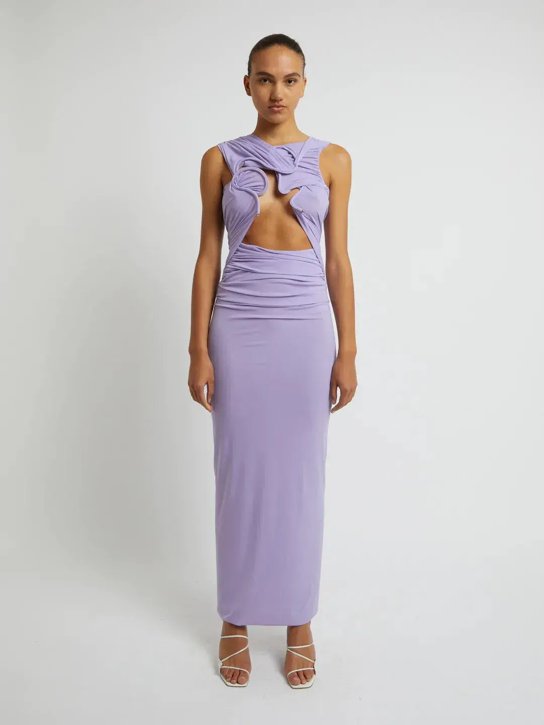 Christopher Esber Venus Tank Dress Lilac Size 6 - Image 1