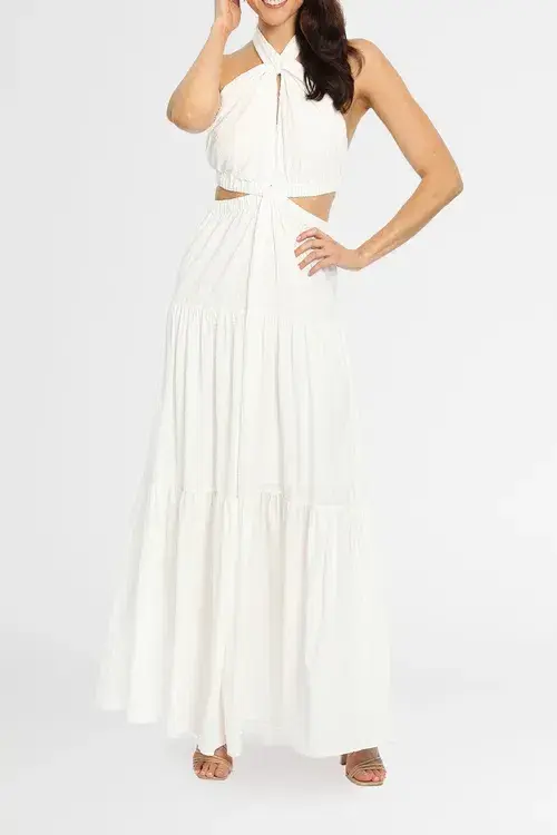 Significant Other Clementine Dress White White Size 12 for rent on The Volte - main image