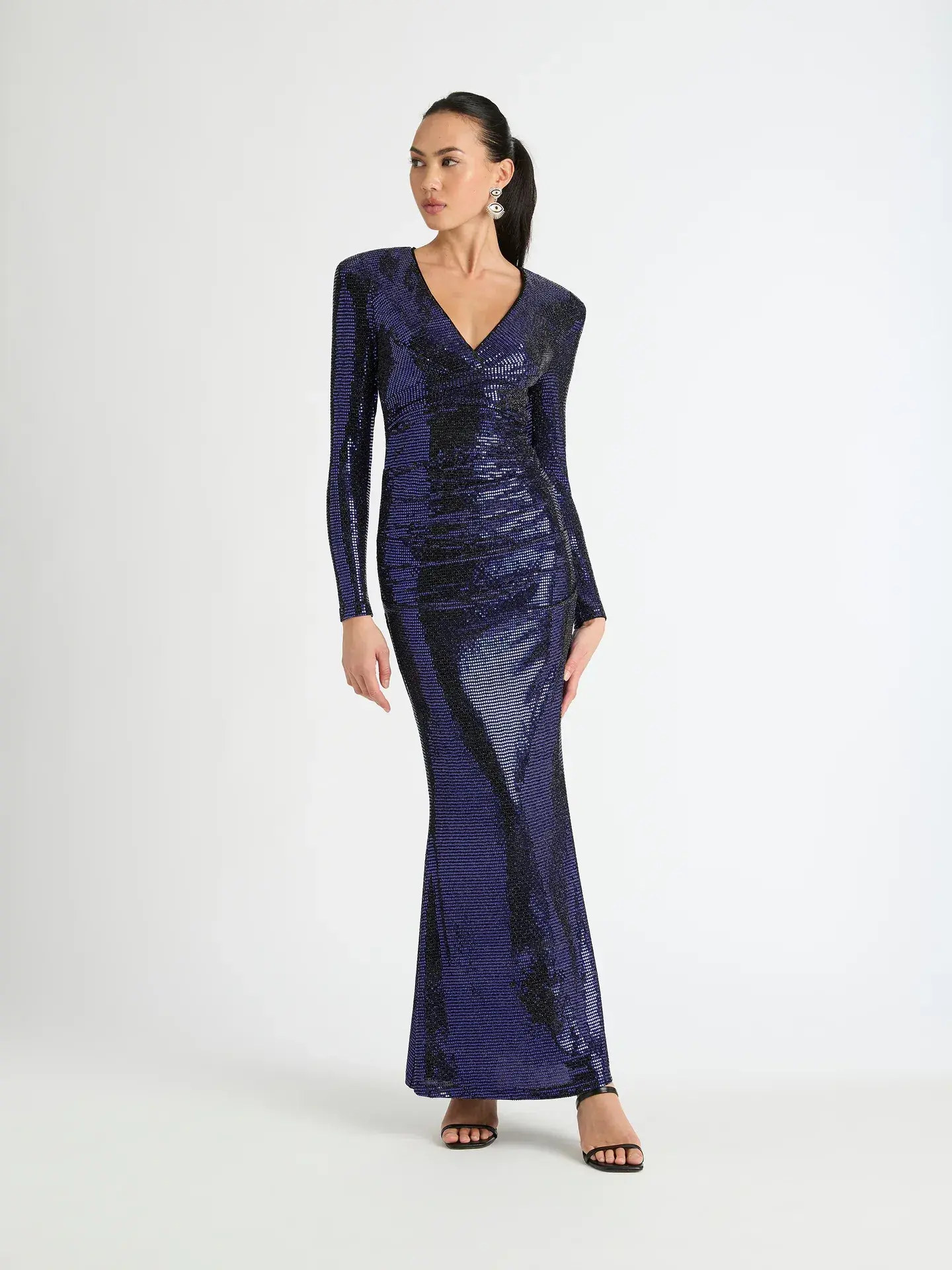 Sheike Angelica Maxi Dress Blue Size AU 6 - Image 1