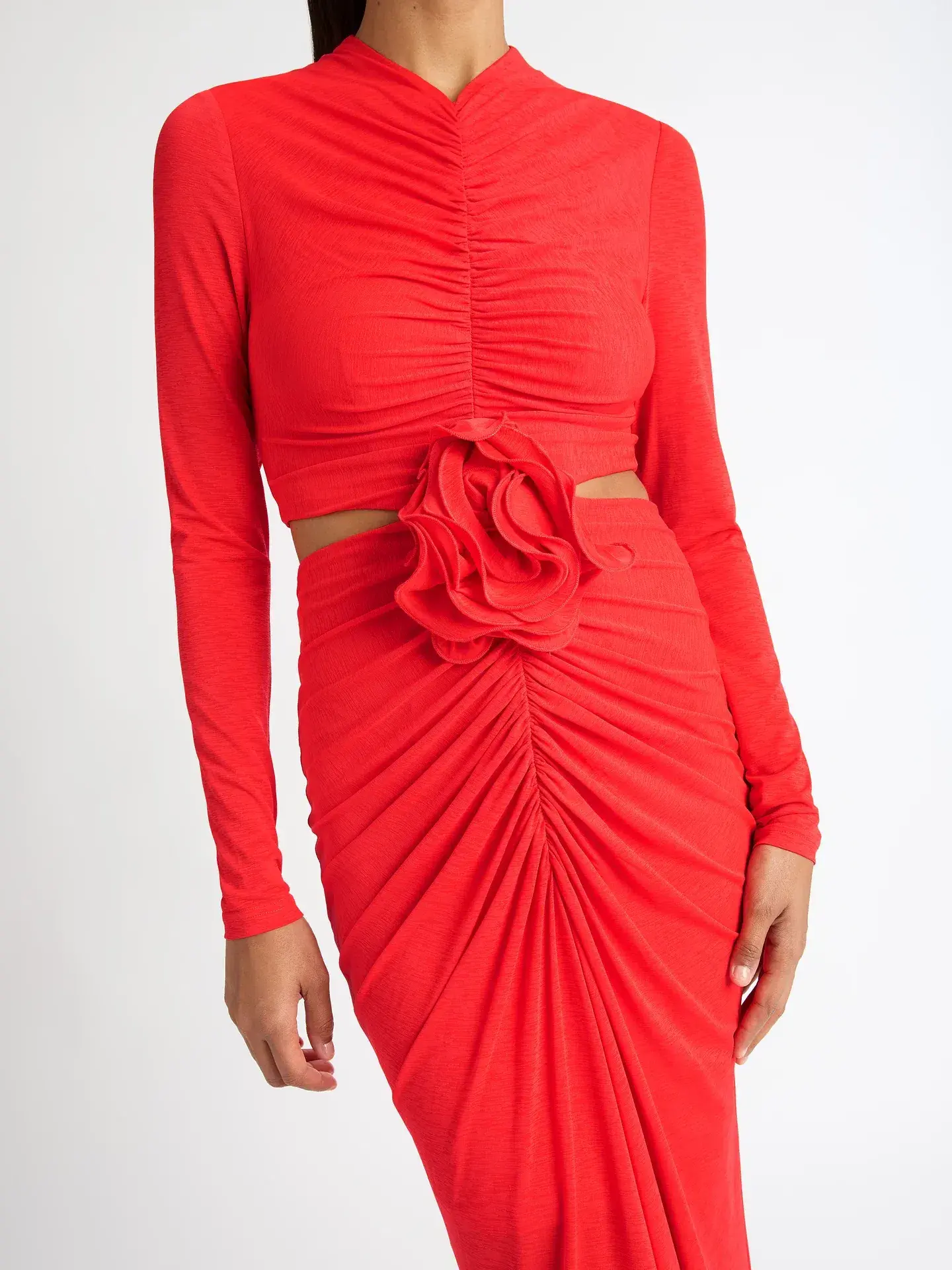 Sheike Signature Maxi Dress Red Size AU 6 - Image 2