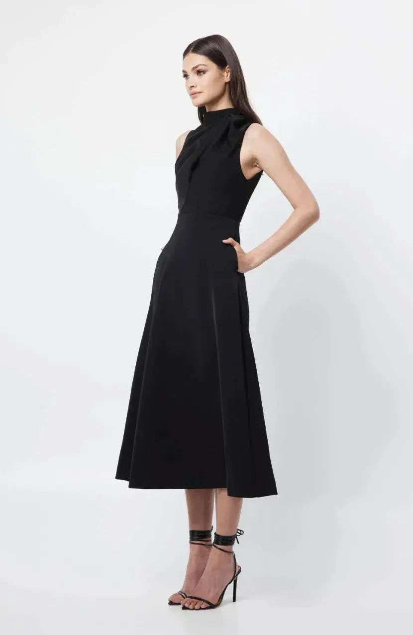 Mossman Cosmic Maxi Dress Black Size AU 6  - Image 2