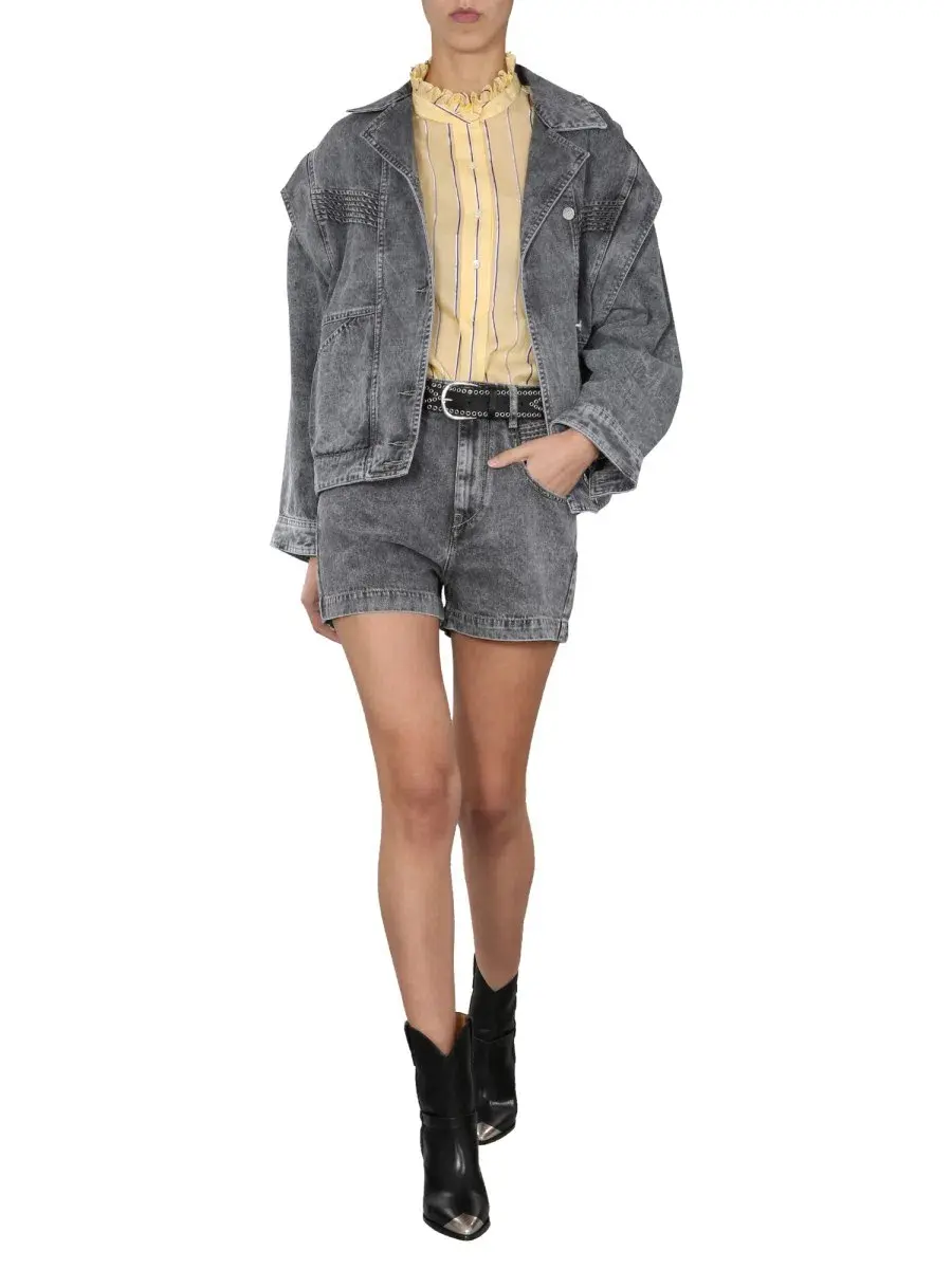 Isabel Marant Etoile Harmon Jacket Grey Size 8 - Image 1