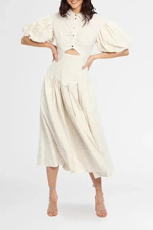 Acler Grange Dress Cream Size AU 10 - Image 1