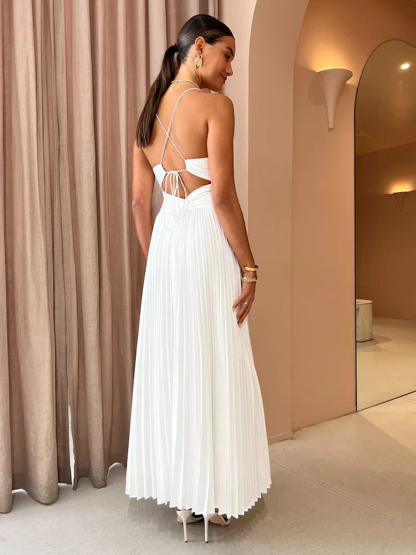 Issy Orla Maxi Dress White Size 6 for rent on The Volte - main image