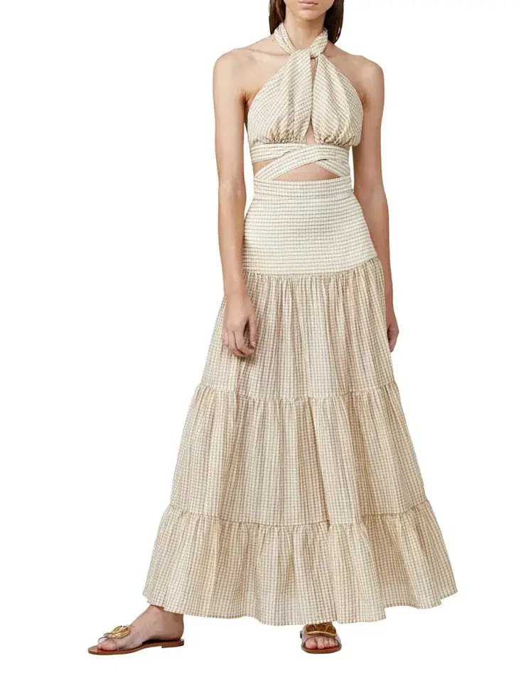 Significant Other Starship Maxi Dress Print Size 12 - Image 1
