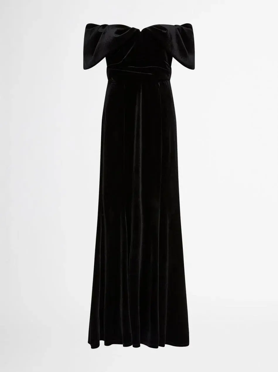 Sheike Vanity Velvet Gown Black Size 10 - Image 3