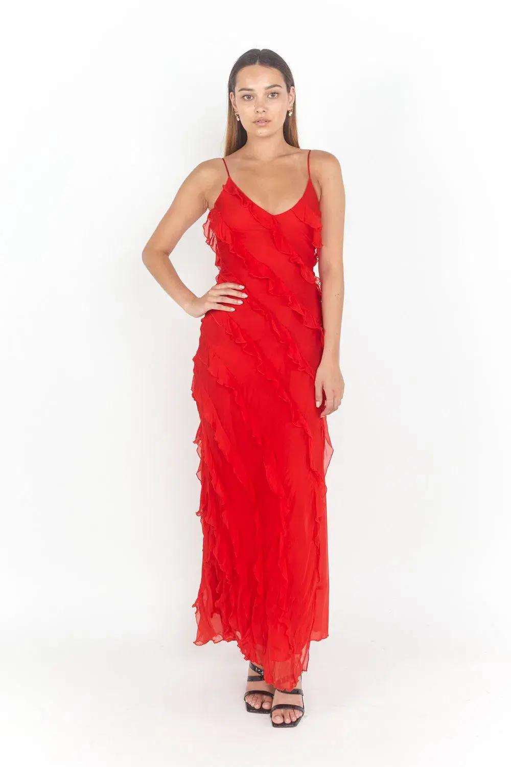 Rat & Boa Cecelia Dress Red Size XS / AU 6 - Image 5