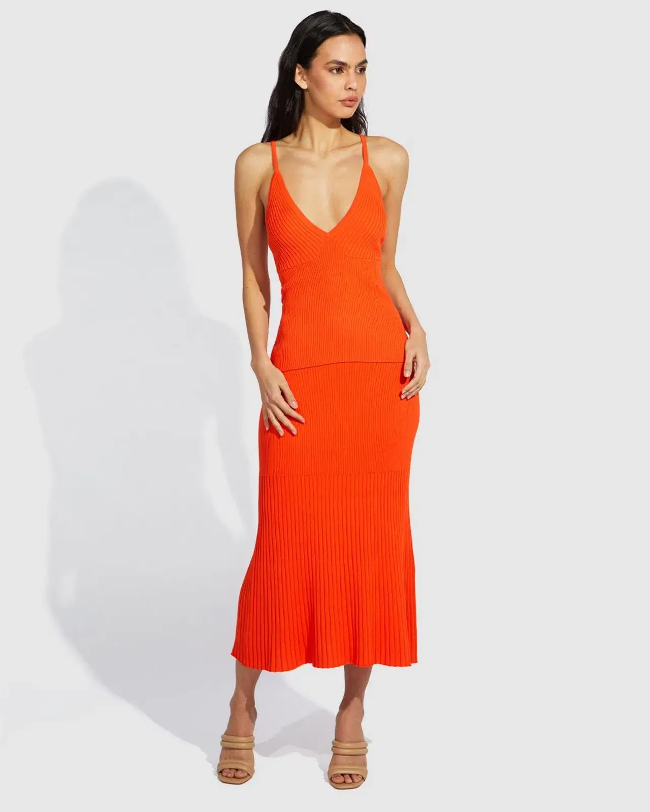 Alice McCall Michelle Knit Skirt Orange Size AU 8 - Image 1