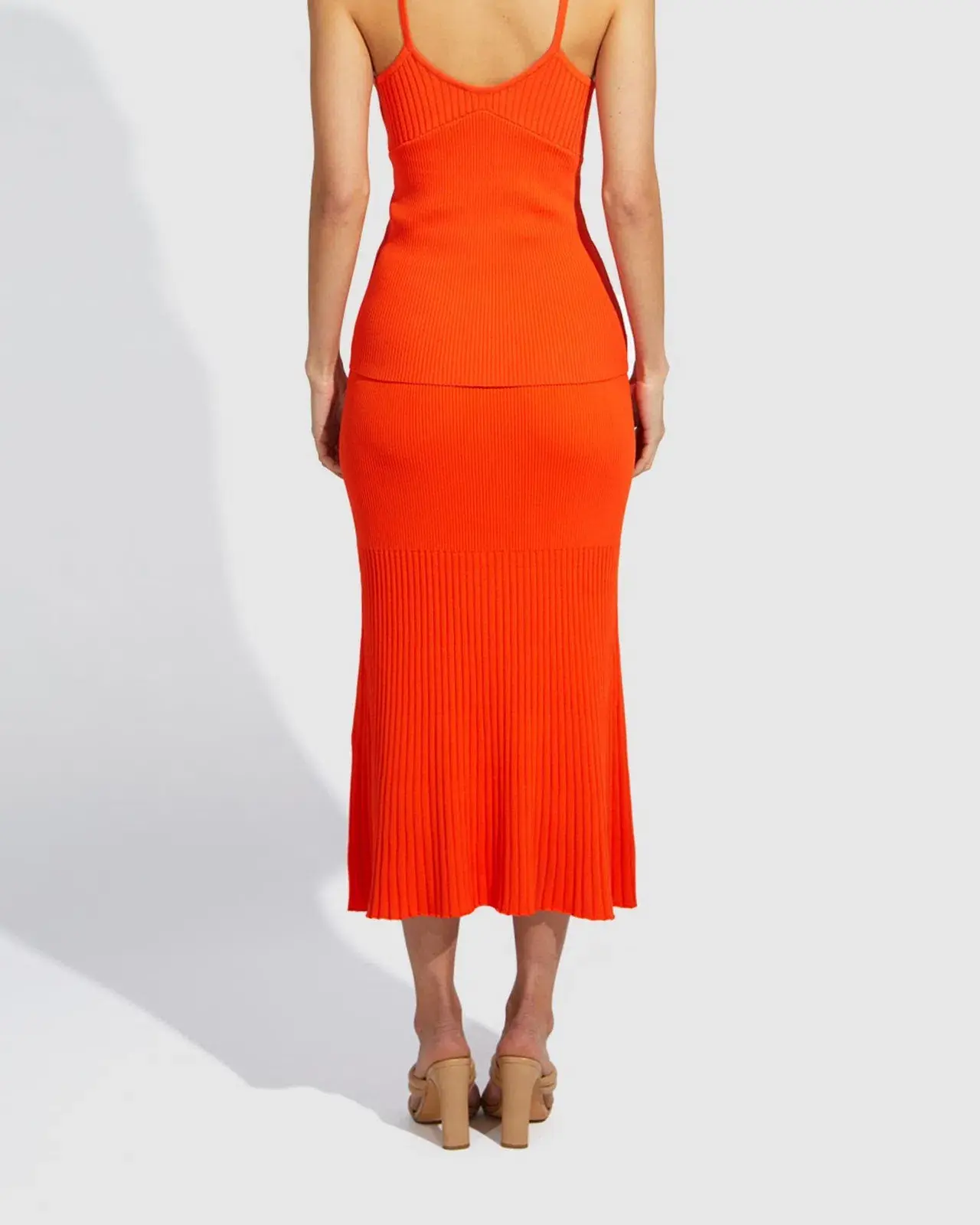 Alice McCall Michelle Knit Skirt Orange Size AU 8 - Image 2