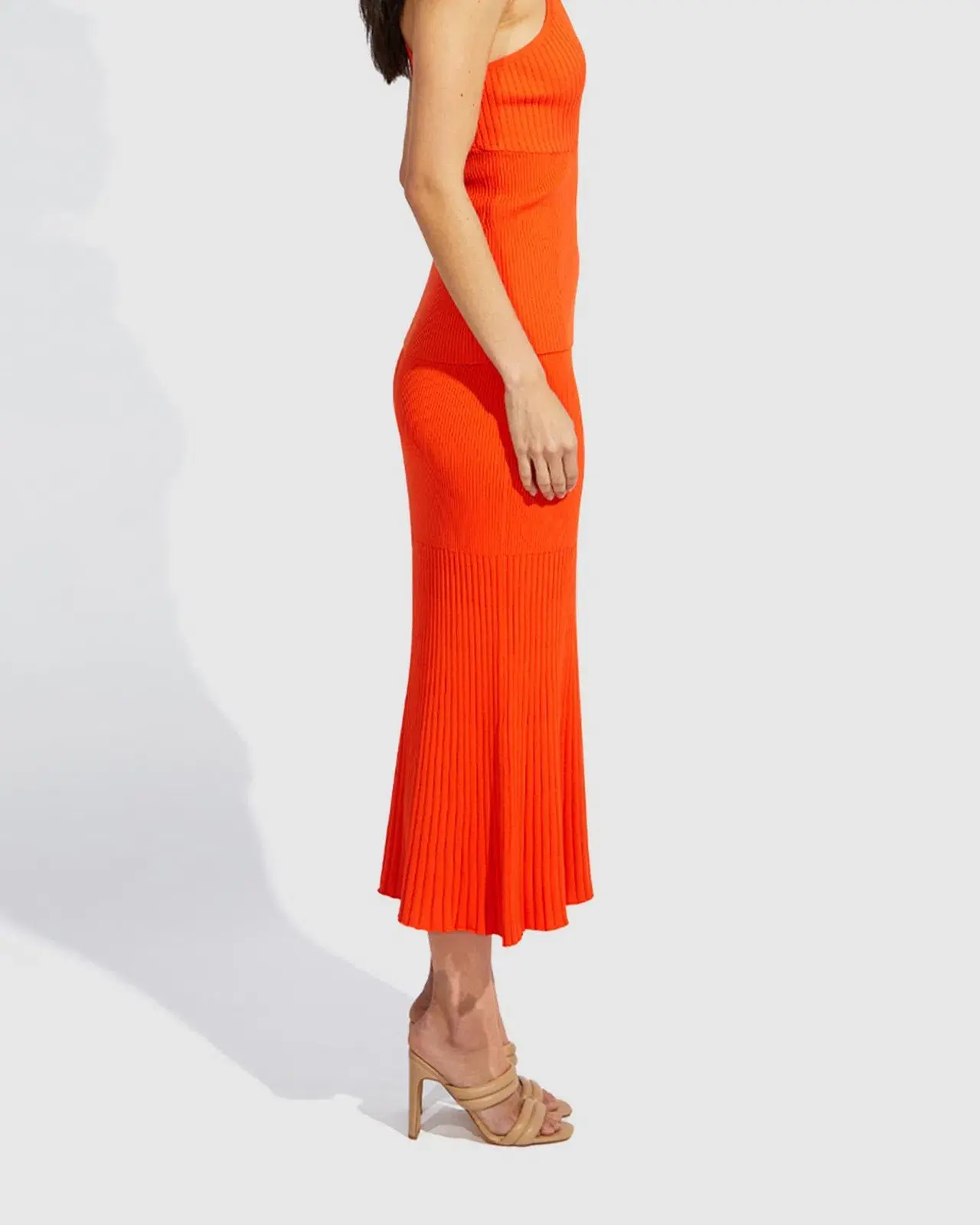 Alice McCall Michelle Knit Skirt Orange Size AU 8 - Image 3