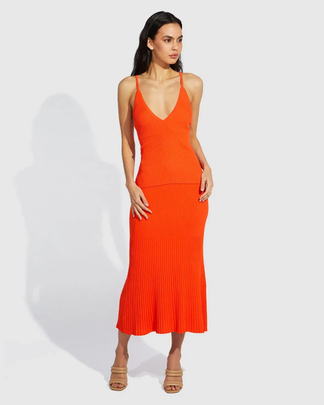 Alice McCall Michelle Knit Cami Orange Size AU 10 - Image 1