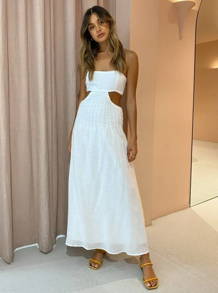 Issy Evelyn Dress White Size AU 12 - Image 1
