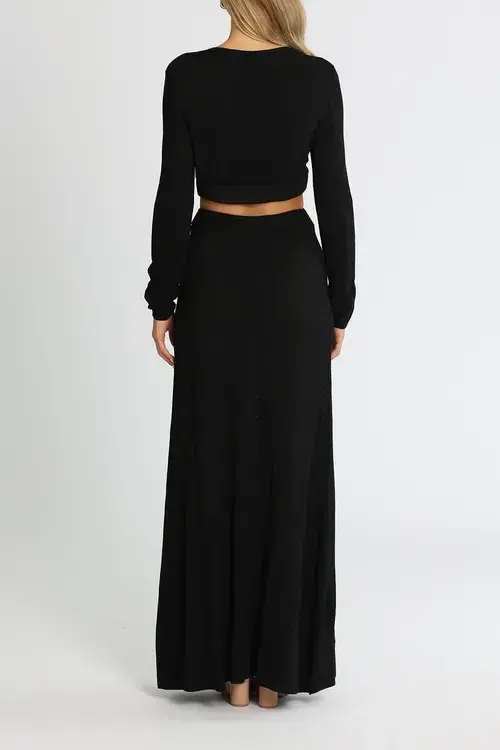 Camilla and Marc Alvar Knit Dress Black Size AU 12 - Image 3