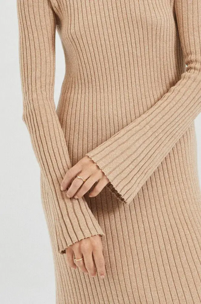 Friends With Frank The Thea Cleo Dress Caramel Size S / AU 8 - Image 4