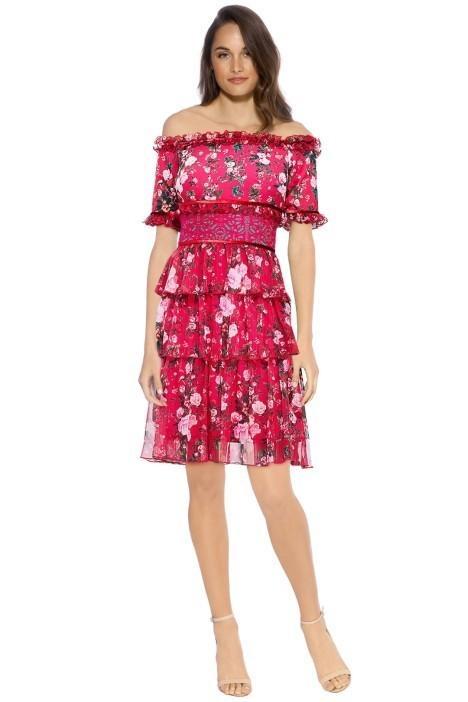 Tadashi Shoji Bonet Off The Shoulder Dress size 12 - Image 2