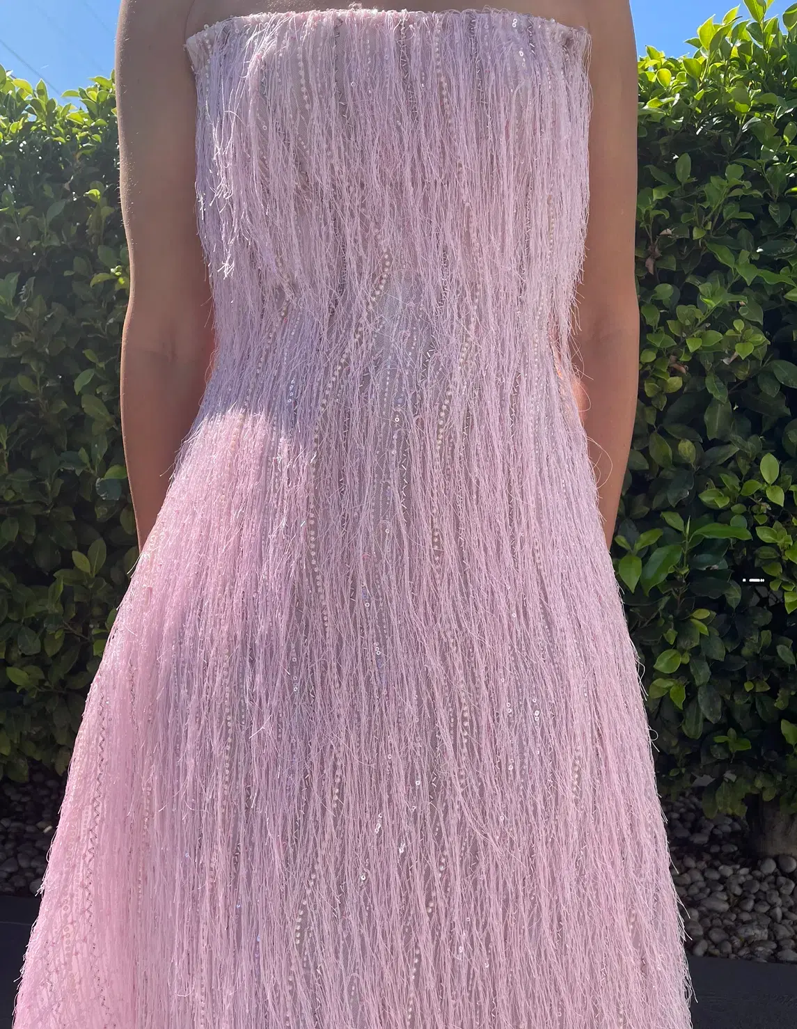 Rachel Gilbert Rollo Midi Dress Pink Size AU 12 - Image 4