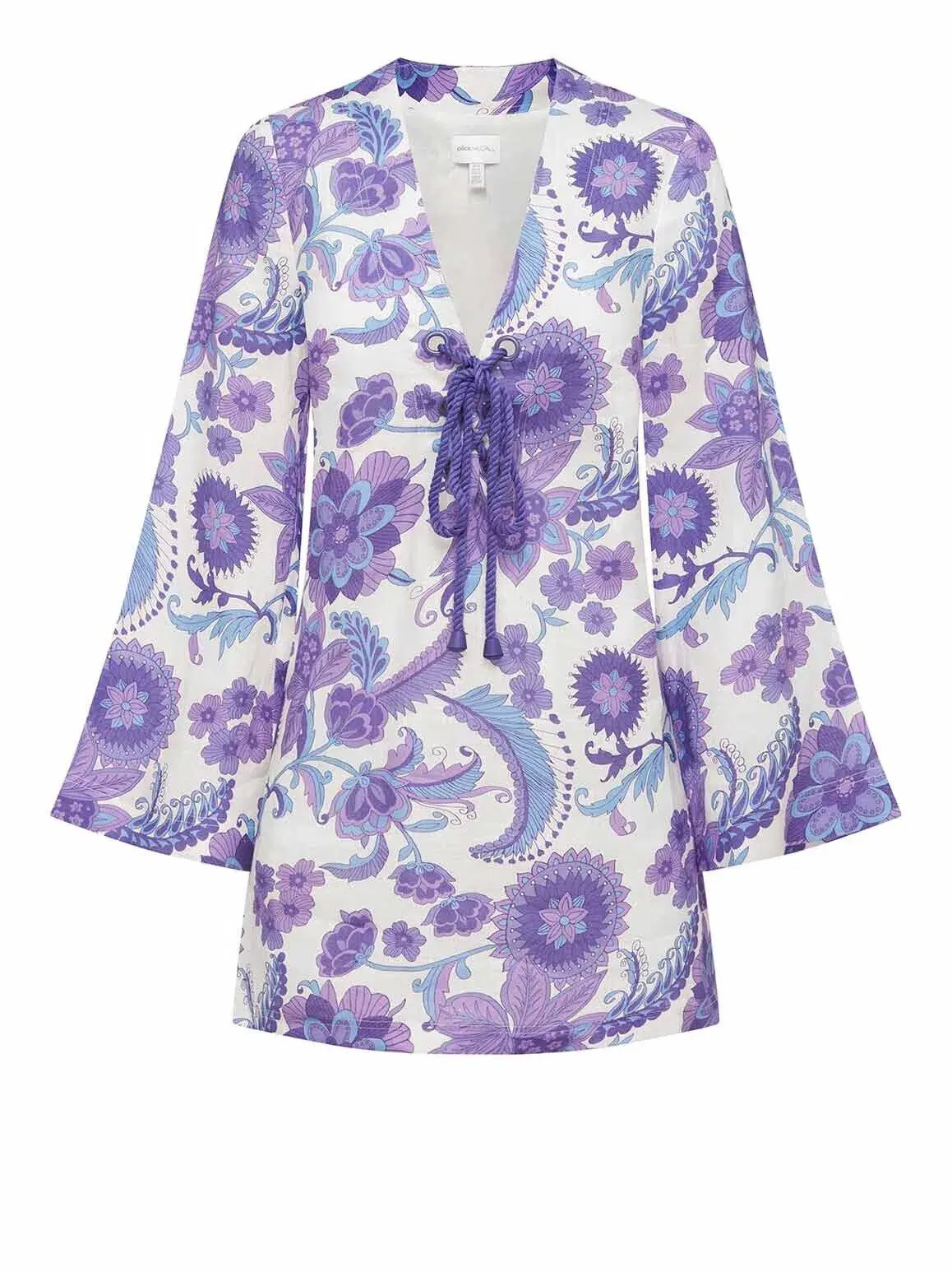 Alice McCall Blueberry Nights Mini Dress Jacaranda Size 4  - Image 6