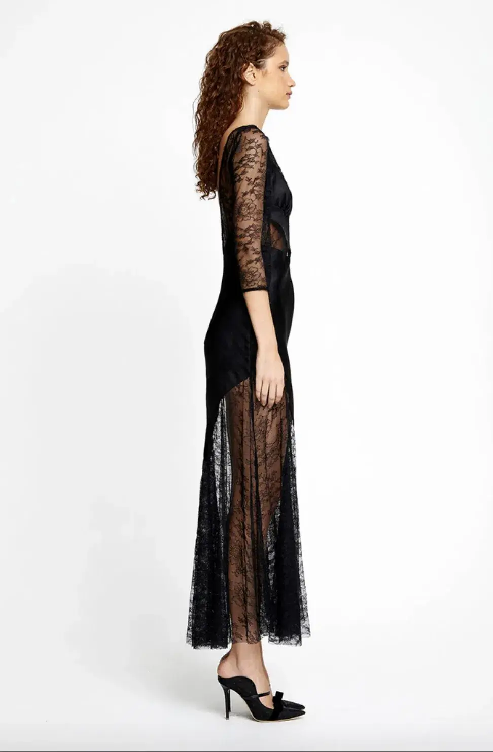 Alice McCall Black Beauty Midi Dress Black Size 6 - Image 2