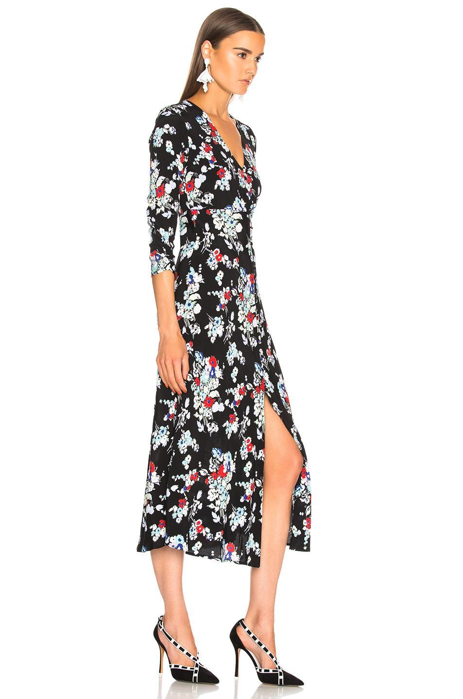 Rixo London Katie Dress Floral Bunch Size 12 for rent on The Volte - main image