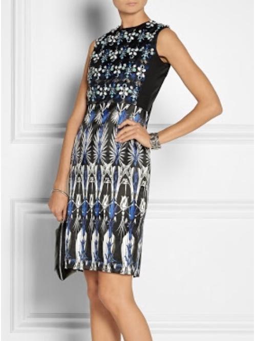 Biyan Lorelei embellished silk blend Dress Size 12 - Image 3