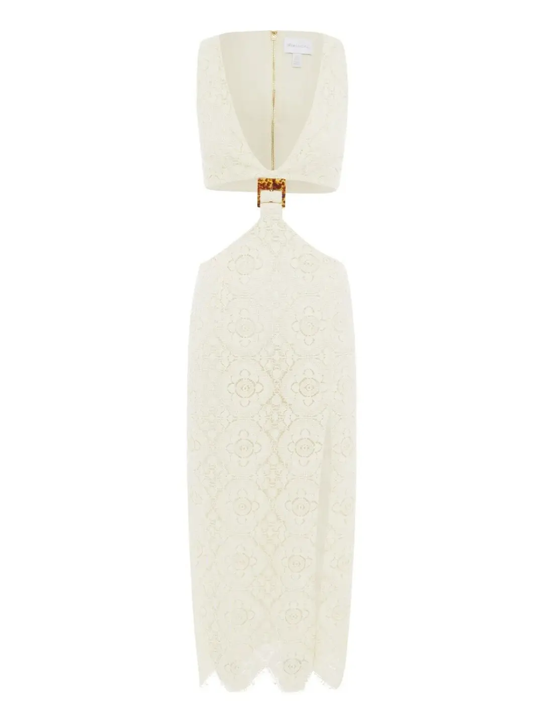 Alice McCall Yvonne Midi Dress Vanilla Bean Size 10 for rent on The Volte - main image