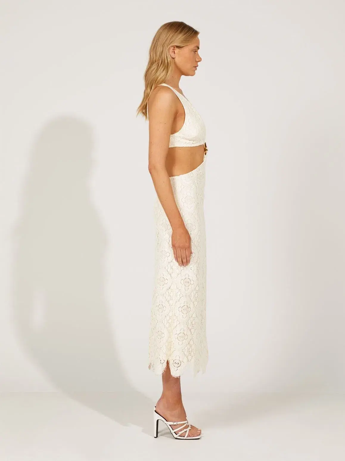 Alice McCall Yvonne Midi Dress Vanilla Bean Size 10 - Image 2