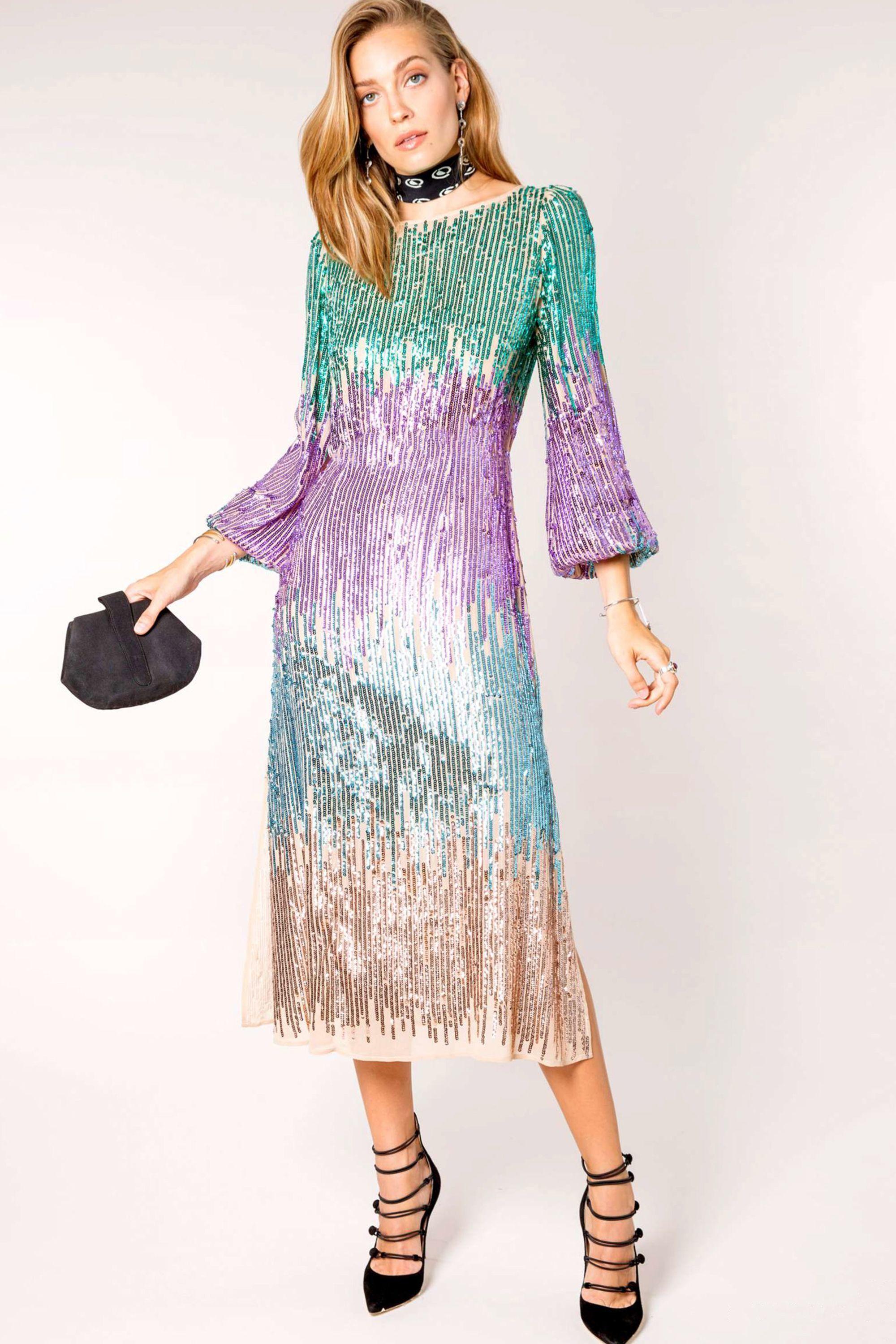 Rixo London Coco Multi sequin dress Size12 - Image 1