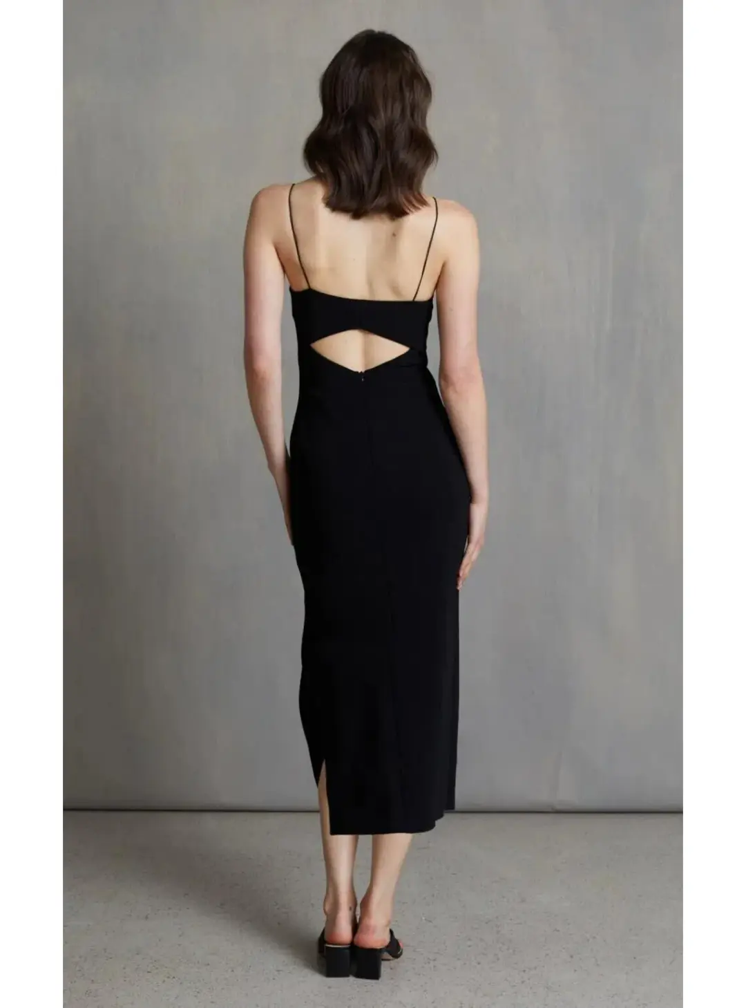 Bec & Bridge Be Mine Midi Dress Black Size AU 8  for rent on The Volte - main image