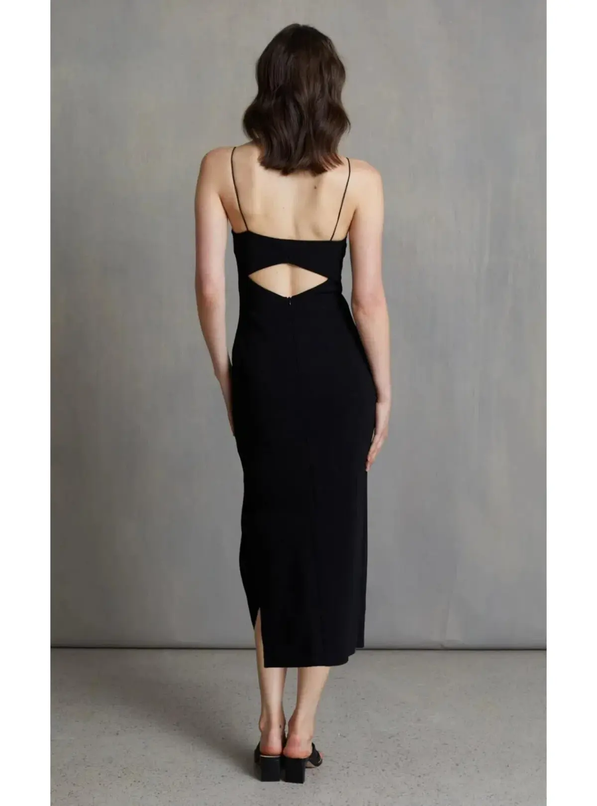 Bec & Bridge Be Mine Midi Dress Black Size AU 8  - Image 3