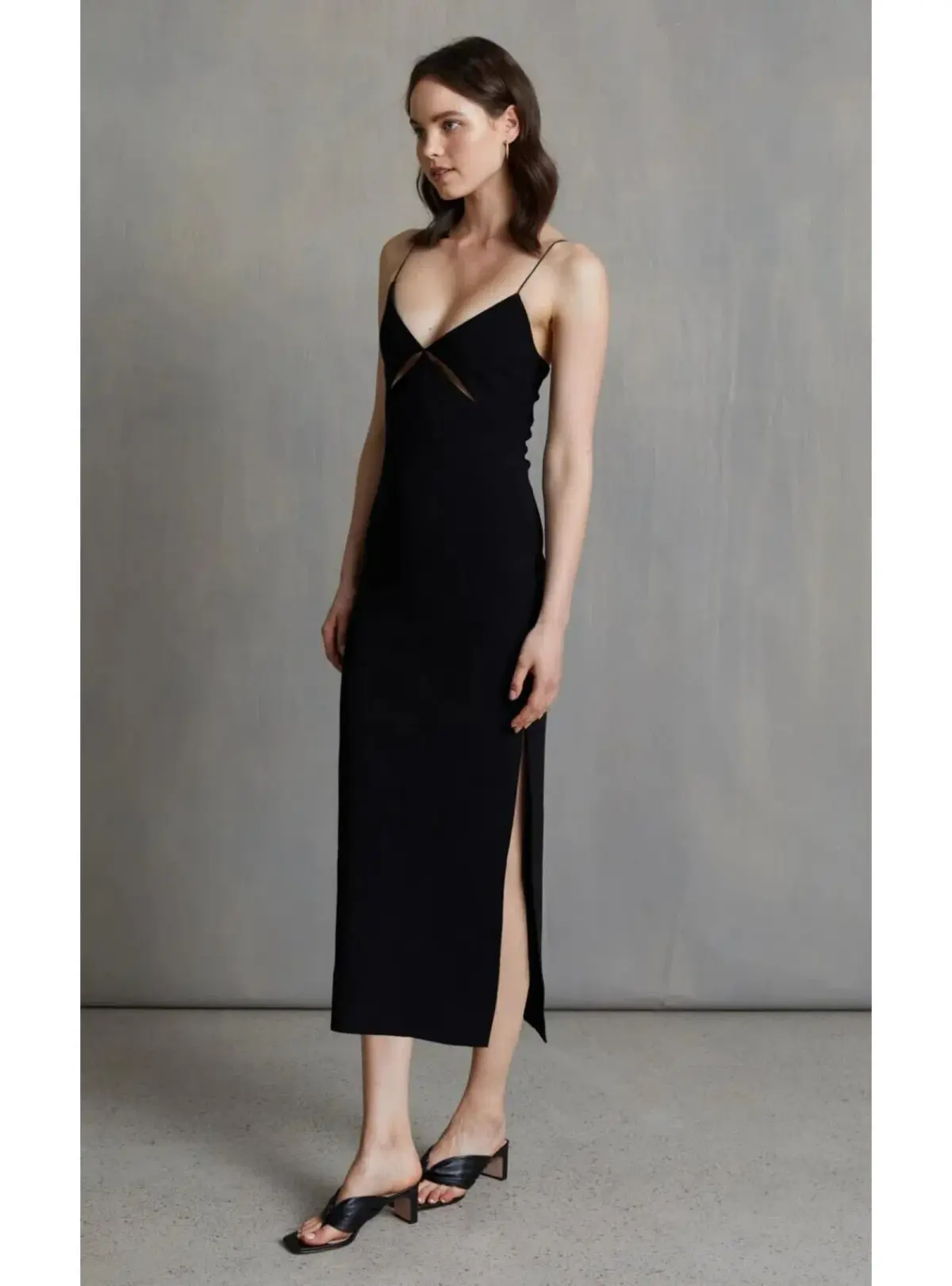 Bec & Bridge Be Mine Midi Dress Black Size AU 8  - Image 2