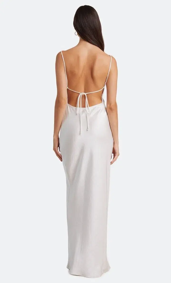 Bec & Bridge The Dreamer Tie Dress Ivory Size 6 - Image 4
