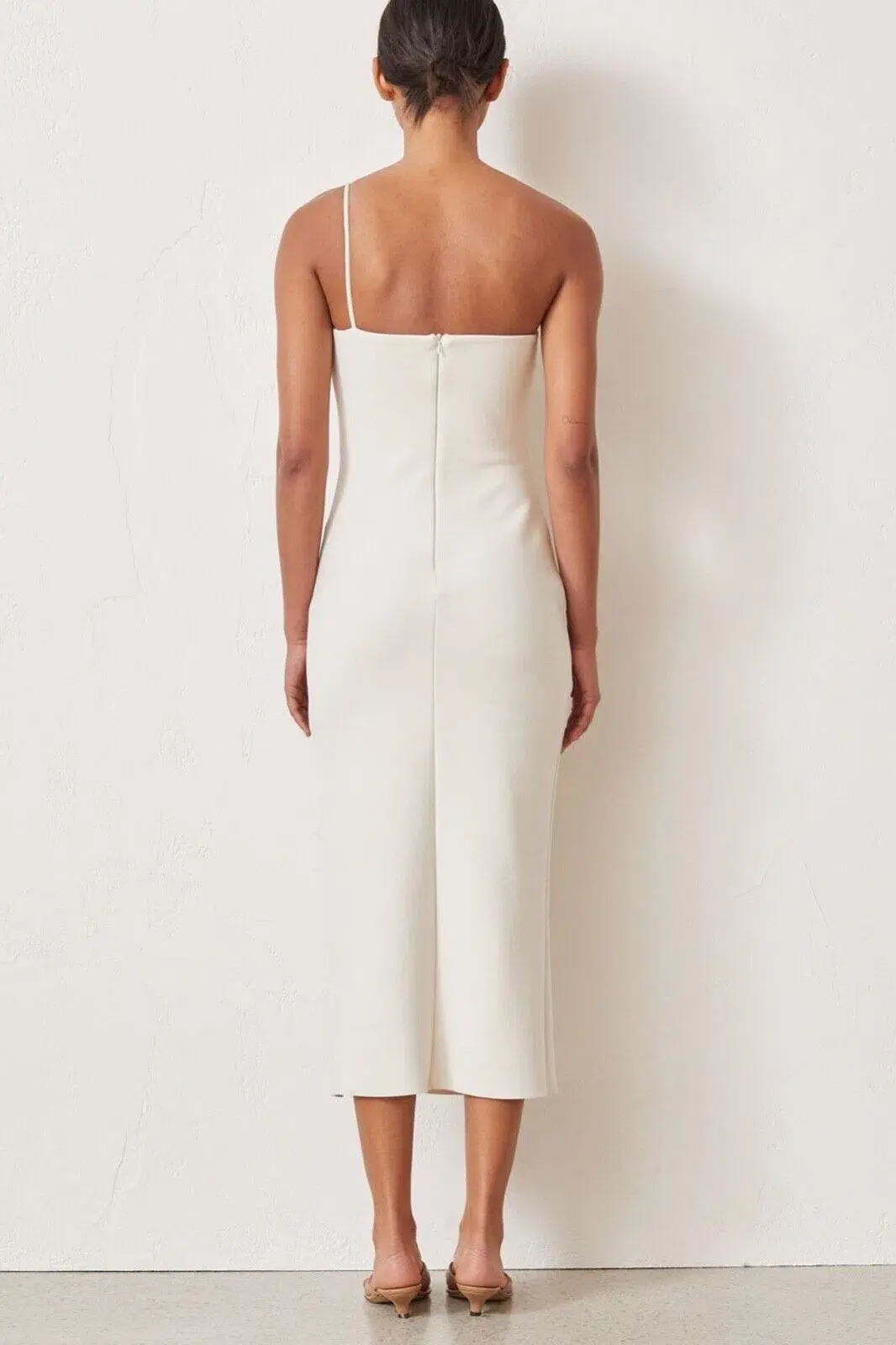 Bec & Bridge Dominique Midi Dress Vanilla Bean Size 12 - Image 3