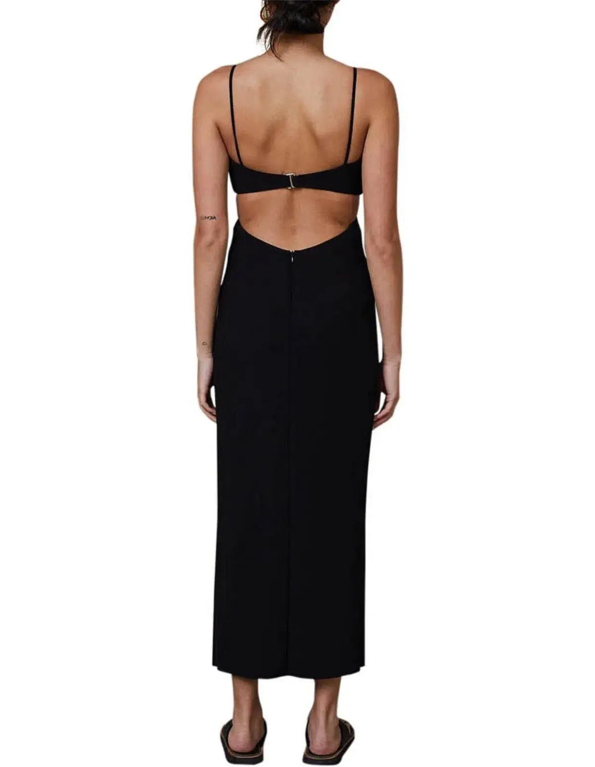 Bec & Bridge Faye Midi Dress Black Size 12  - Image 3
