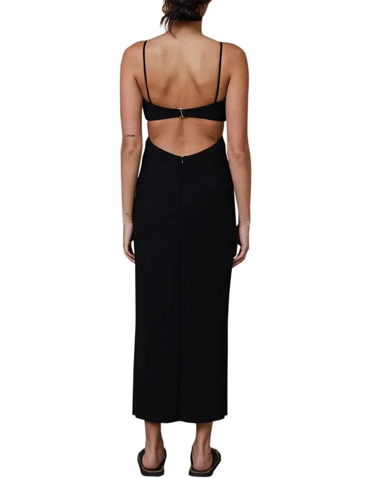 Bec & Bridge Faye Midi Dress Black Size 12  - Image 3