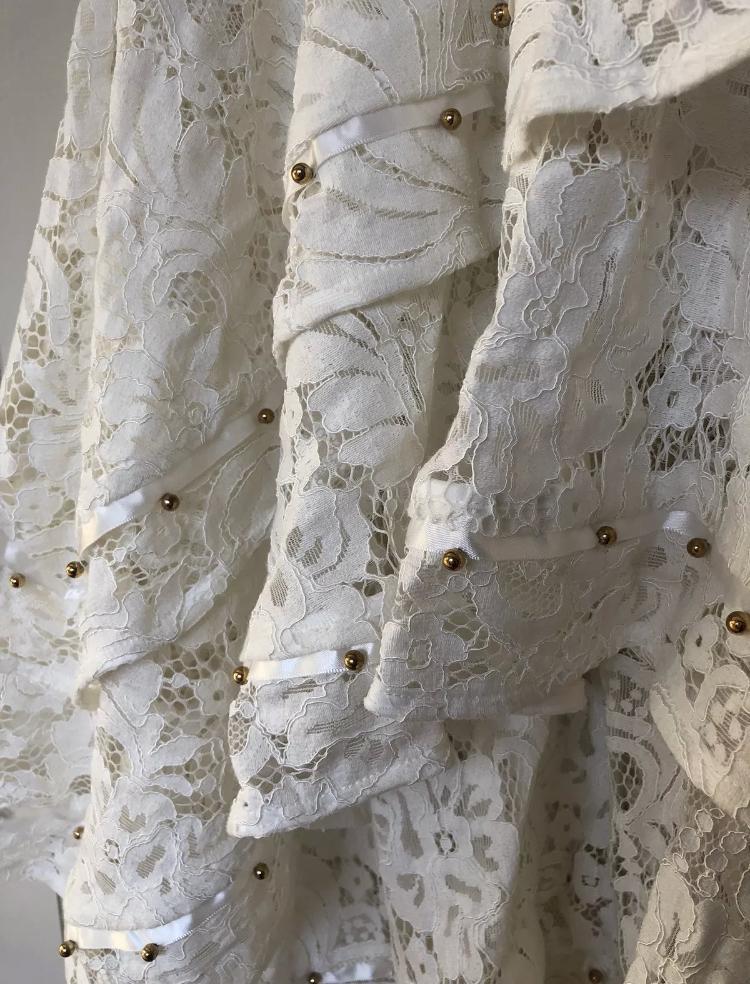 Keepsake The Label -Star Cross Lace Ivory Dress Size 10 - Image 3