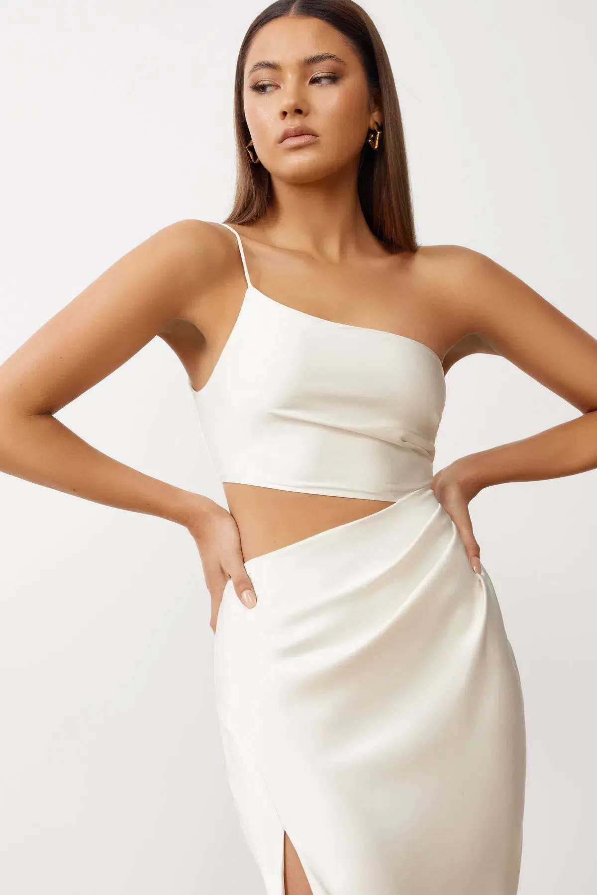 Lexi Delta Dress Oyster Size 6 - Image 3