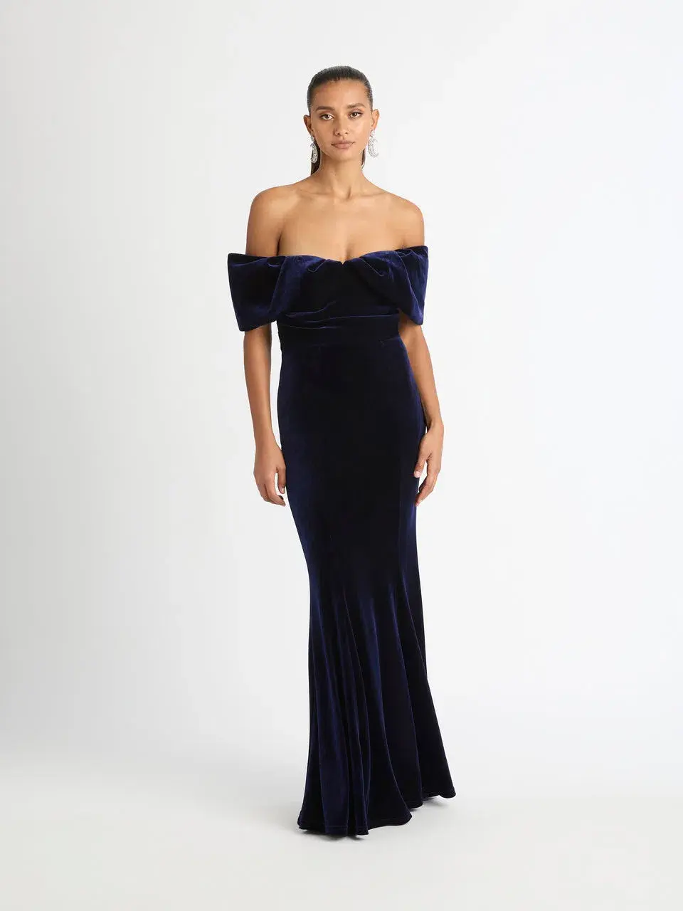 Sheike Vanity Maxi Dress Blue Size 8 for rent on The Volte - main image