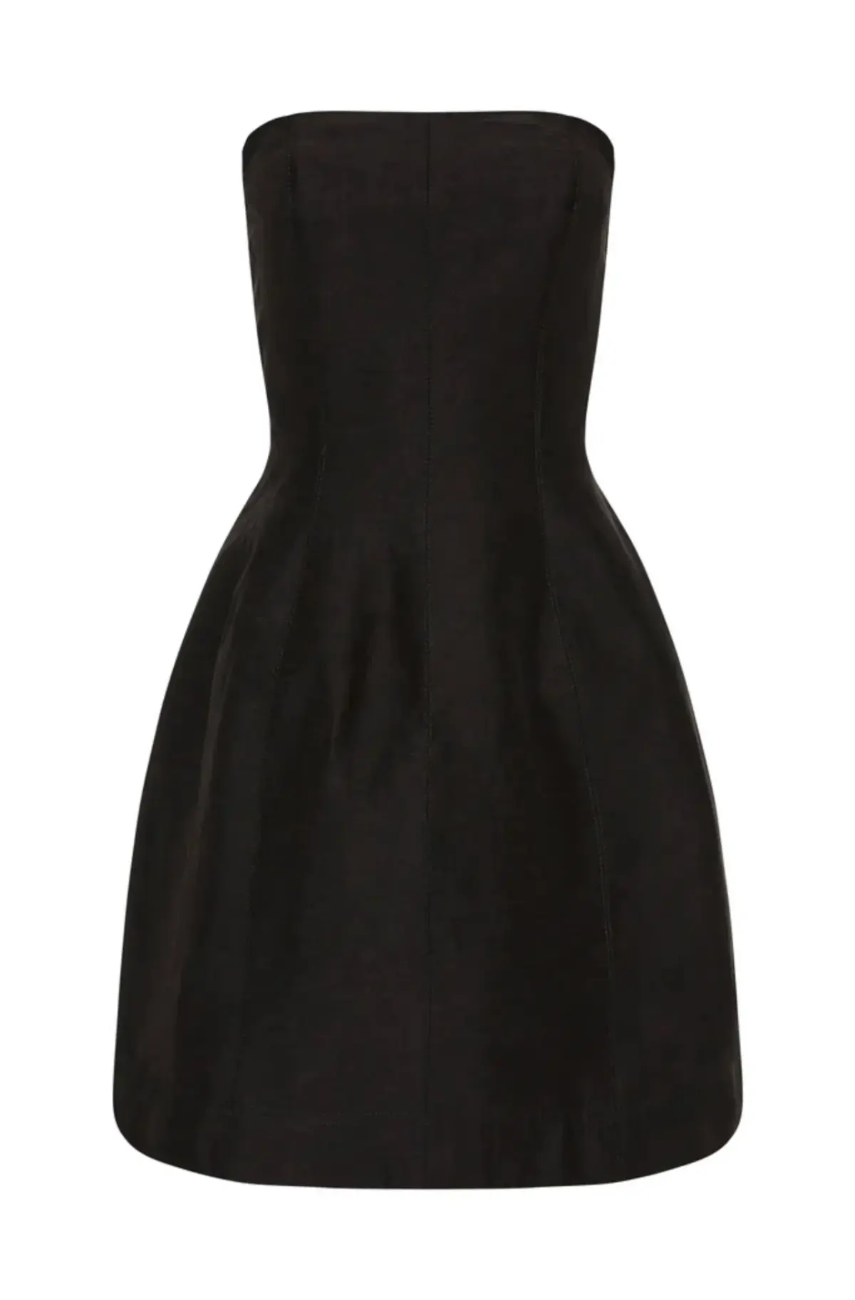 Aje Baret Mini Strapless Dress Black Size 6  - Image 5