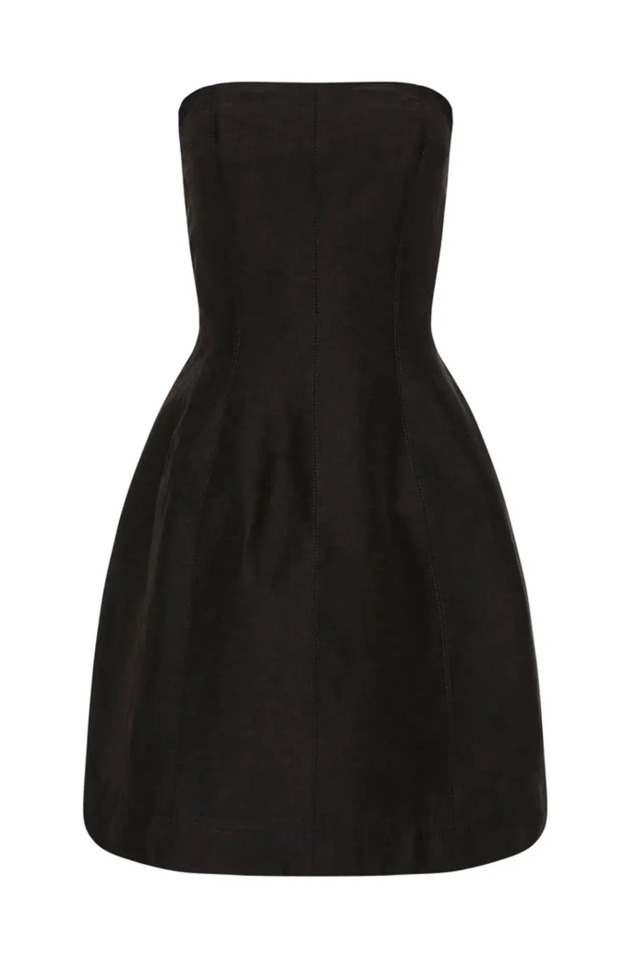 Aje Baret Mini Strapless Dress Black Size 6  - Image 5