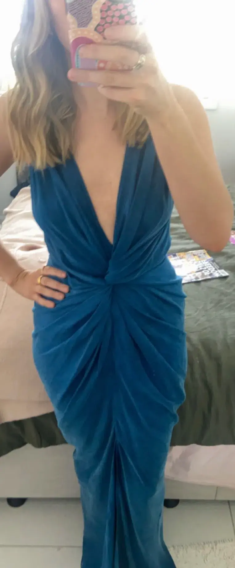 One Fell Swoop Gaia Maxi Dress Blue Size 8  - Image 5