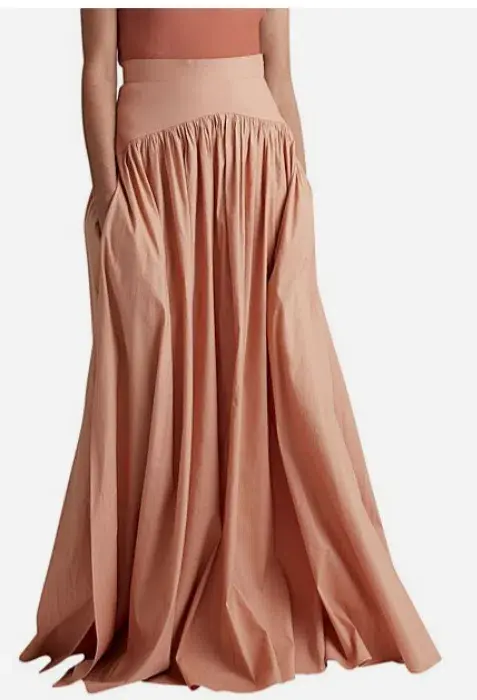 Camilla and Marc Oriella Skirt Soft Peach Size 8 for rent on The Volte - main image