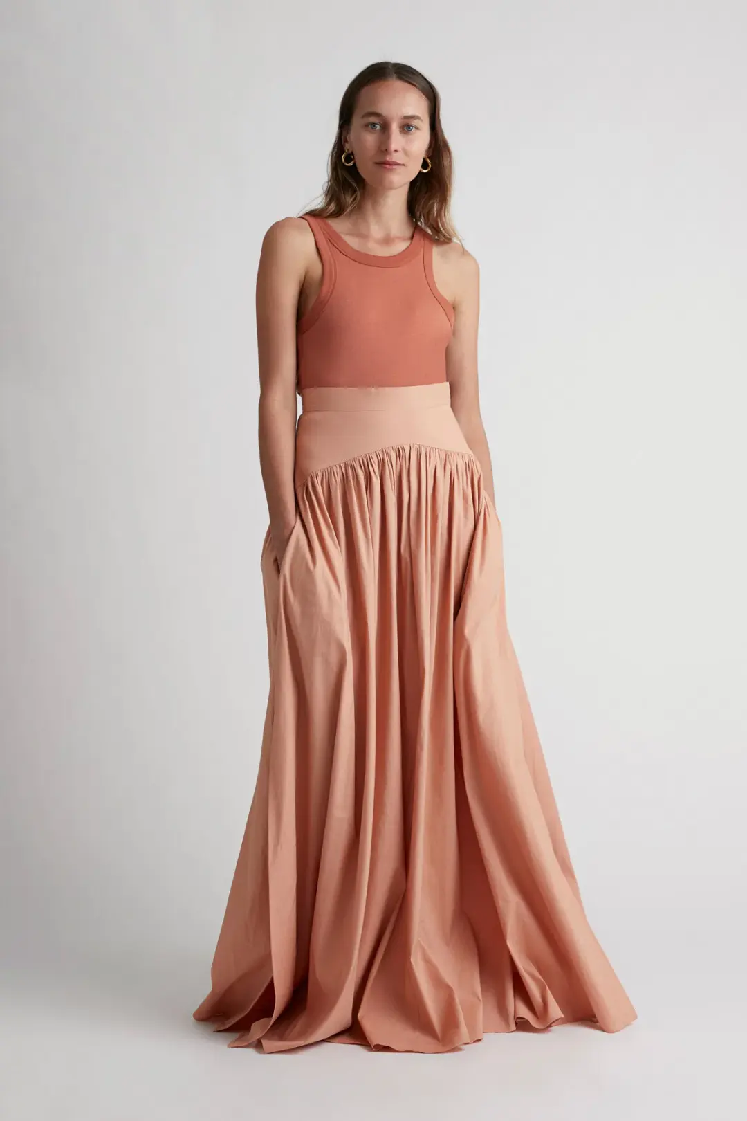 Camilla and Marc Oriella Skirt Soft Peach Size 8 for rent on The Volte - main image