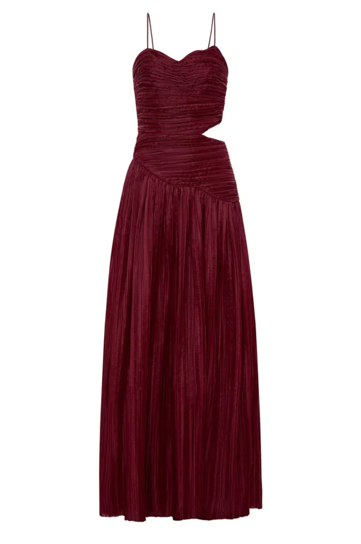Aje Laurier Wave Maxi Dress Burgundy Size 12 / L - Image 7