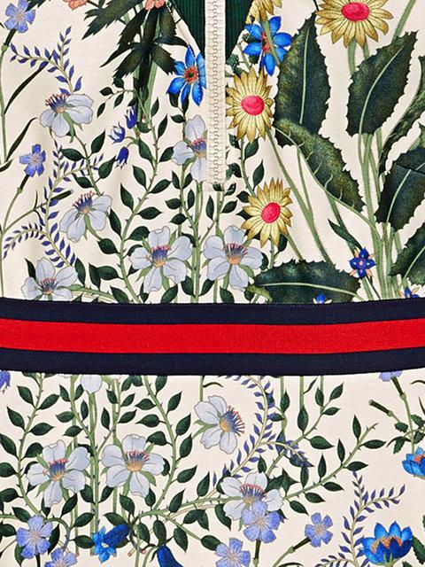 Gucci Floral Jersey Dress Print Size 10 - Image 5