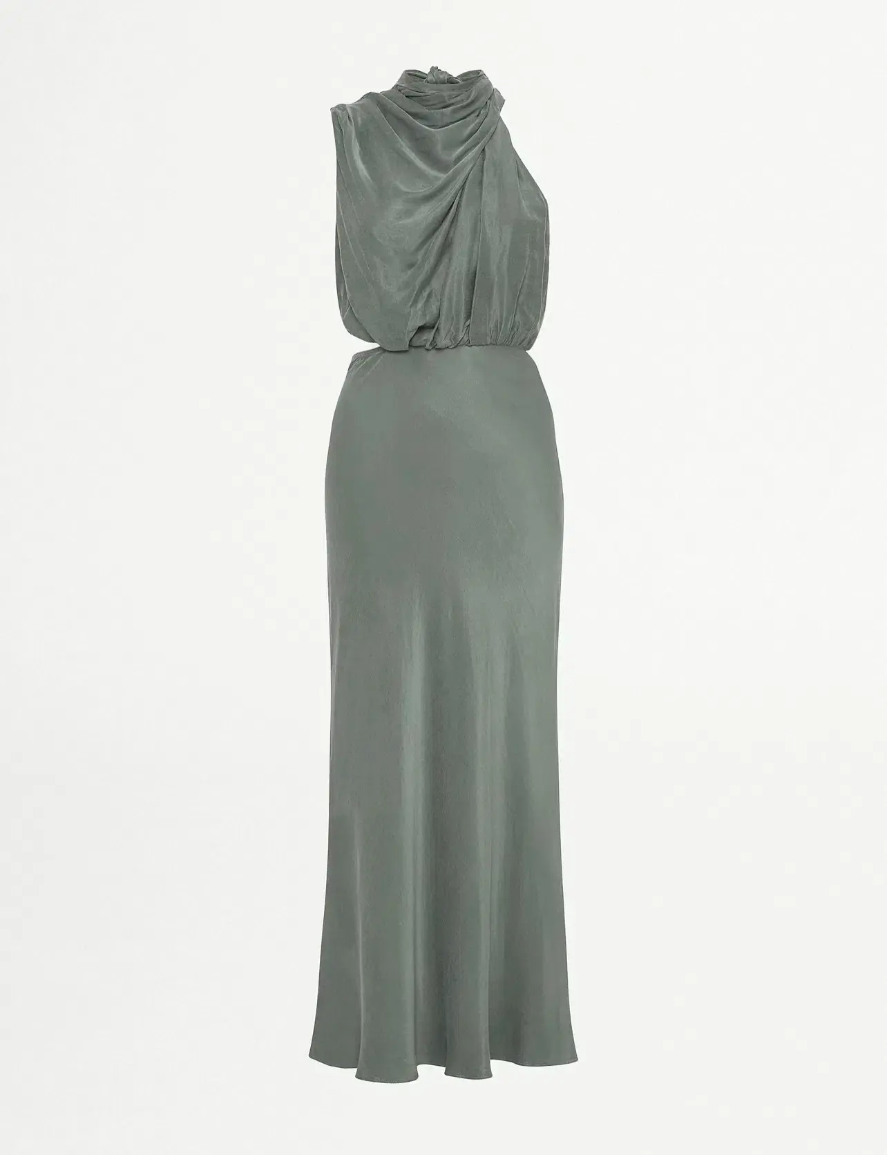 Sheike Park Ave Midi Dress Sage Size 10 - Image 2
