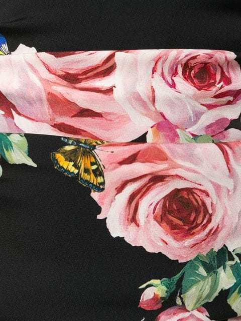 Dolce & Gabbana Rose Pink Print Dress Size 12 - Image 3