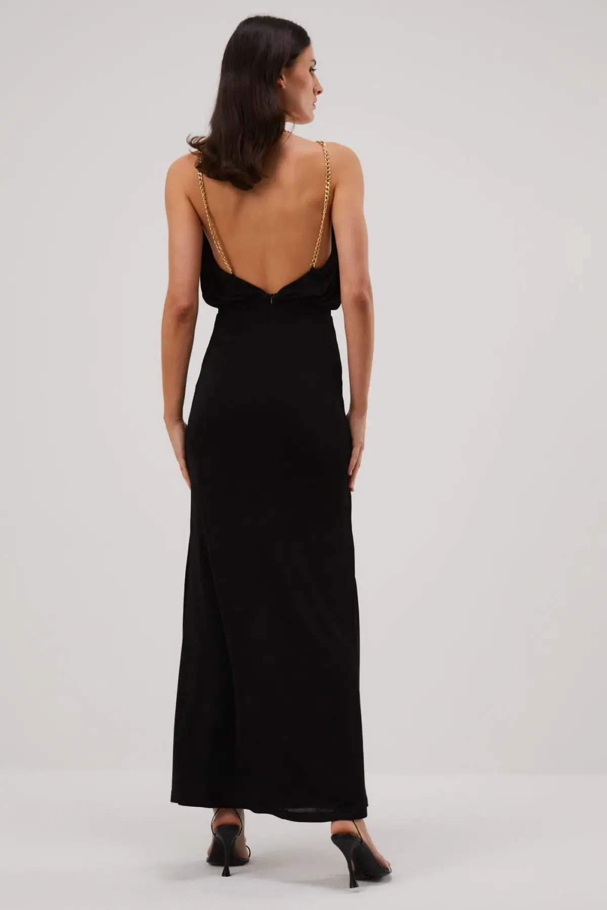 MISHA Aminah Gown Black Size 10/M  - Image 3