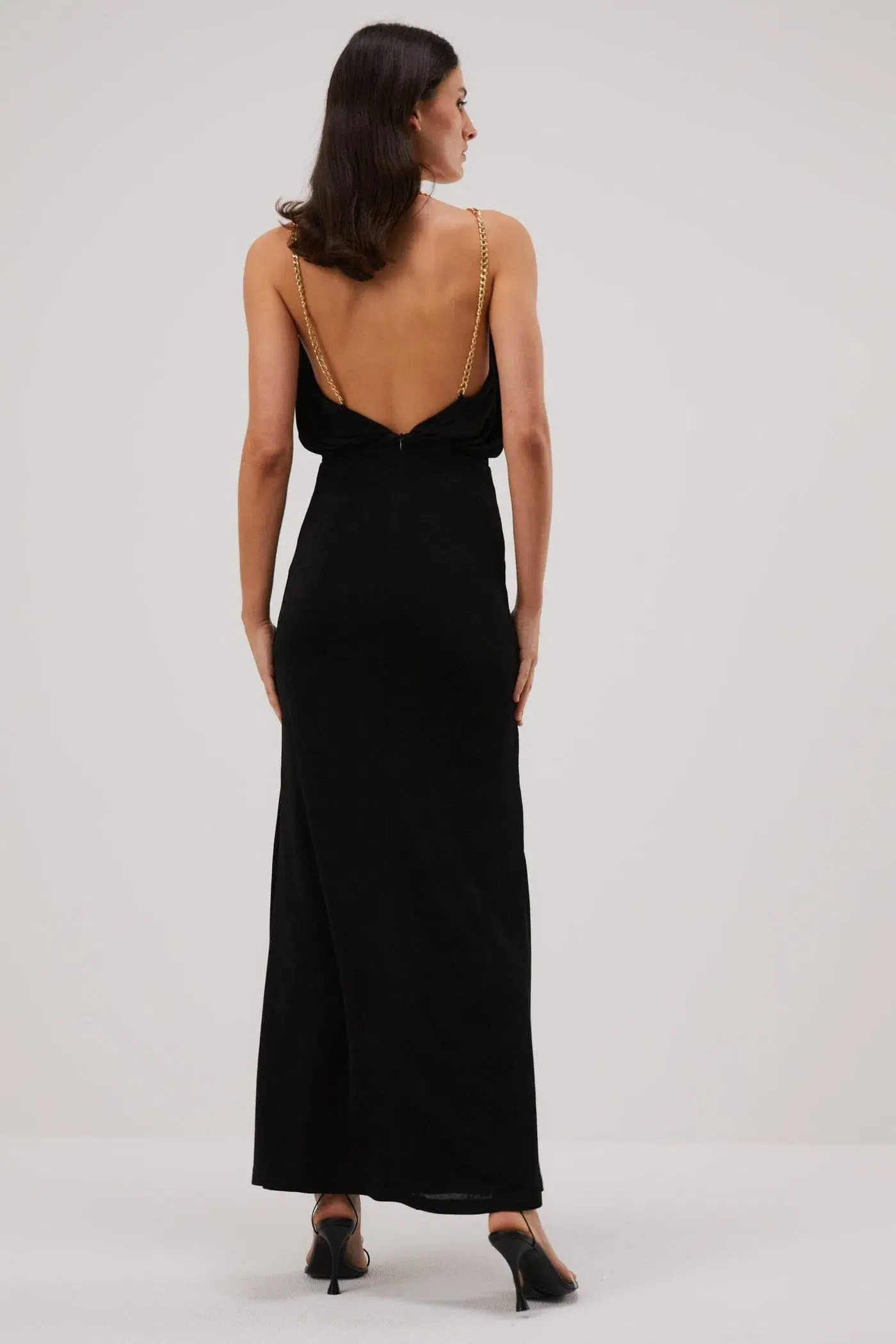 MISHA Aminah Gown Black Size 10/M  - Image 3