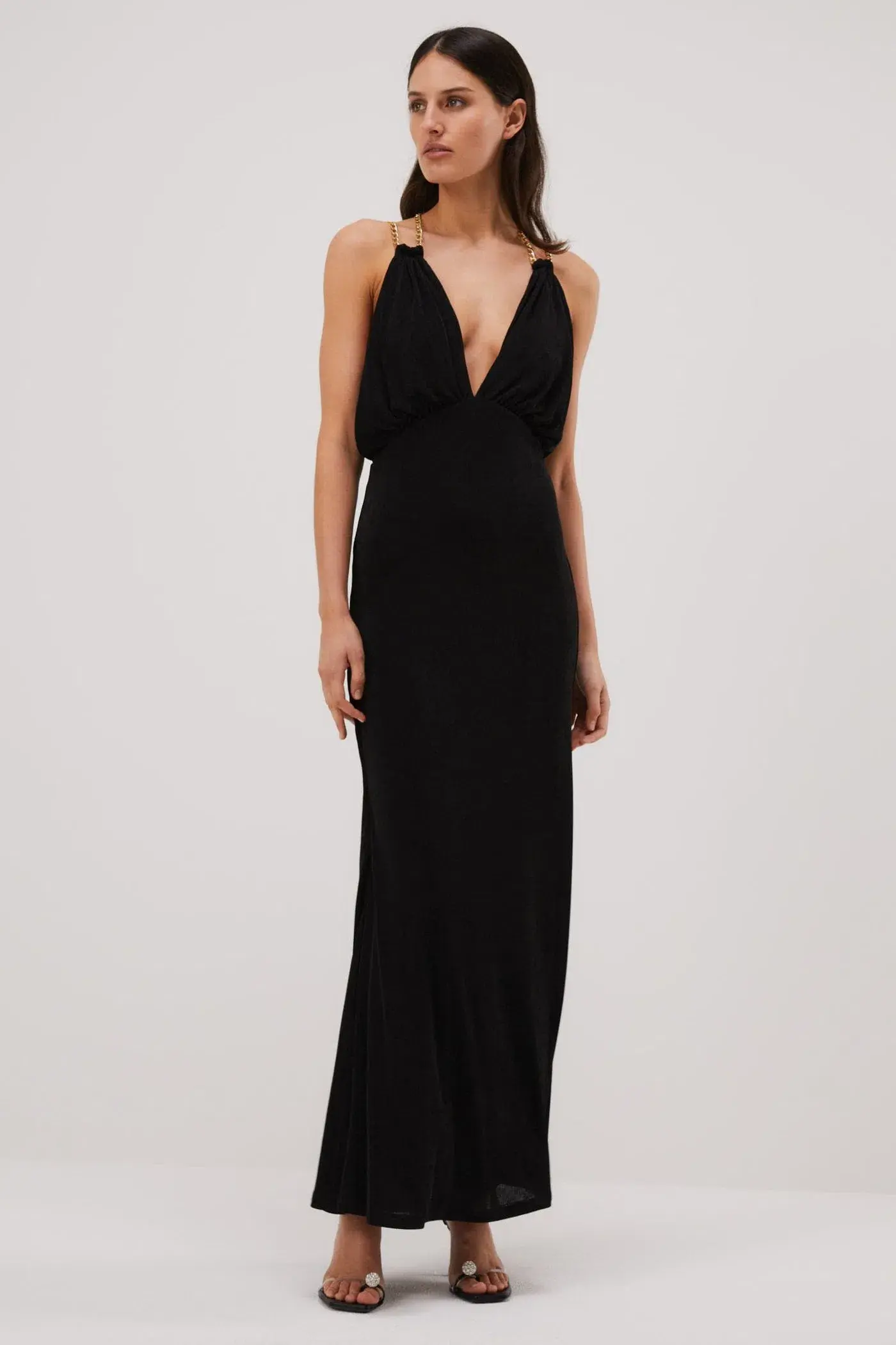 MISHA Aminah Gown Black Size 10/M  - Image 1